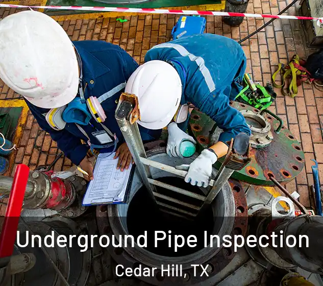  Underground Pipe Inspection Cedar Hill, TX