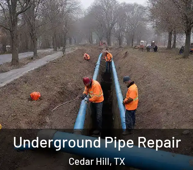 Underground Pipe Repair Cedar Hill, TX